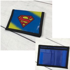Vintage Velcro Superman Old School Wallet 80s 90s